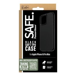 PanzerGlass Funda TPU Negra para iPhone 16 Pro Max