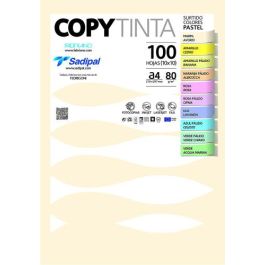 Sadipal Papel Copytinta A4 80 gr Inkjet-Láser Paquete 100H Colores Surtidos Pastel Precio: 8.49999953. SKU: B1GSYK38F9