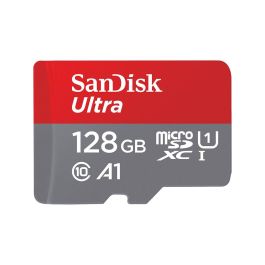 SanDisk Tarjeta de Memoria microSDXC Ultra 128GB Clase 10 UHS-I con Adaptador - 80MB/s SDSQUNR-128G-GN3MA Precio: 20.50000029. SKU: B1G798Y5CP
