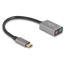 DeLOCK 67071 Adaptador de Audio Externo USB-C a 2 Jack 3.5mm Plug & Play para PC, Mac, Linux, Android, Windows 10/11, 16-bit/48 kHz, Micrófono, Color Gris Precio: 12.7534. SKU: B1FFA9DHRL