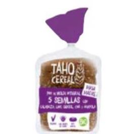 TAHO CEREAL Pan de Molde 5 Semillas Integral con Masa Madre 400g Bio Precio: 4.49999992. SKU: B1JNSEK75V