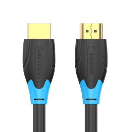 Vention AACBI Cable HDMI 2.0 4K Ultra HD 3 Metros Macho a Macho con Conectores Chapados en Oro y Cubierta Trenzada de Nylon Negro