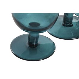 Copa Basicos DKD Home Decor Turquesa 8 x 14 x 8 cm Set de 6 Copa Basicos DKD Home Decor Turquesa 8 x 14 x 8 cm Set de 6