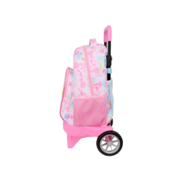 Mochila Escolar Barbie Painterly Rosa Azul cielo 33 x 45 x 22 cm