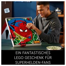 LEGO Art The Amazing Spider-Man 31209, Juego de Construcción de Arte con Mosaico, 2099 Piezas, para Adultos, 18+