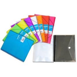 Carpeta Fundas (Tarifario) Grafoplas Espiral Pp Rigido Maxiplas A4 30 F. Negro (Set de 5) Precio: 38.89000016. SKU: B18GVC72WE