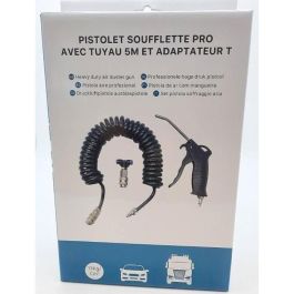 Pistola de soplado - HTC EQUIPEMENT - Aire profesional - Manguera 5 M - 13 KG/cm2 Pistola de soplado - HTC EQUIPEMENT - Aire profesional - Manguera 5 M - 13 KG/cm2