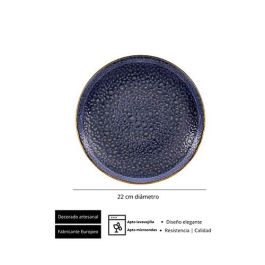Moon Blue Plato Llano 22 Cm (6 Unidades) Moon Blue Plato Llano 22 Cm (6 Unidades)