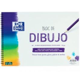 Oxford Bloc Dibujo Escolar Tapa Blanda Espiral 20 Hojas 130 gr A4+ Recuadro Liso Blanco Precio: 2.88999984. SKU: B1GSRHKVXC