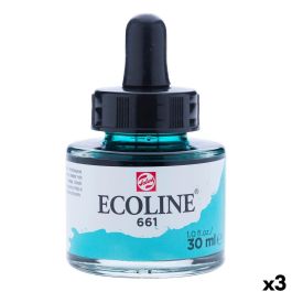 Acuarelas Talens Ecoline Verde Turquesa 30 ml (3 Unidades)