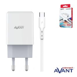 AVANT CONNECT Cargador USB 2 Puertos 2.4A con Cable Tipo C, Carga Rápida para Dispositivos Móviles Precio: 3.5937. SKU: B1JTPWTNJ5