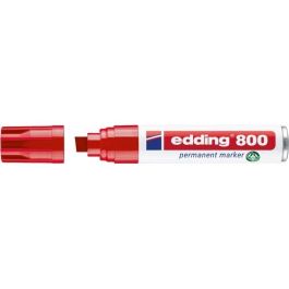 Edding Marcador Permanente 800 Rojo (Set de 5) | Marcador Permanente para Múltiples Superficies con Trazo Grueso (4-12 mm) (Set de 5) Precio: 25.7900005. SKU: S8421352