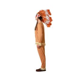 Disfraz Indio Hombre Adulto Marrón Claro XL Disfraz Indio Hombre Adulto Marrón Claro XL