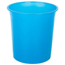 Papelera Plastico Cerrada 16 Litros Traslucido Azul Precio: 3.58999982. SKU: B1FAEV4CP3