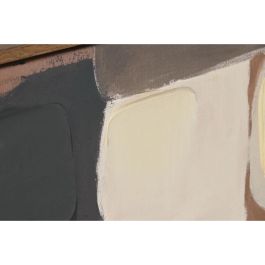 Lienzo Home ESPRIT Marrón Beige Terracota Abstracto Urbano 100 x 4 x 100 cm (2 Unidades)