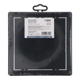 Edm Tapa de Registro Cuadrada Empotrable ABS Gris Antracita 15x15cm