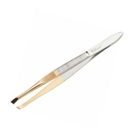 Eurostil Punta dorada pinza de depilar 8cm Precio: 2.50000036. SKU: B1DTSV765S