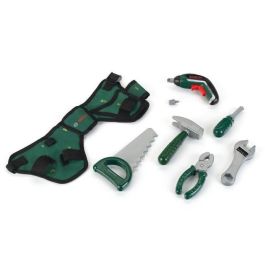 BOSCH Ixolino II Cinturón de herramientas juguete para niños con taladro inalámbrico, destornillador, sierra, alicates y martillo