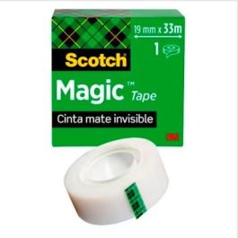 Scotch Cinta Adhesiva Invisible Rollo 19 mm X 33 mm Caja Individual Precio: 2.8900003. SKU: B13L75RJDL