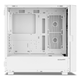 Nox NXHUMMERBIOSWH Caja Gaming Semitorre Hummer BIOS con Pantalla LCD 8", Panel Mesh, Cristal Templado, USB 3.0/Type-C, ATX, Blanca