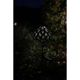 Garden Id Terminal Solar 14 x 45 cm Autonomía 6-8 horas Botón encendido/apagado Pila AAA recargable