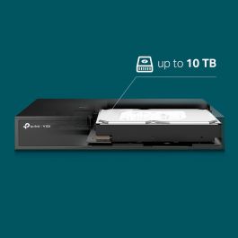 TP-Link VIGI NVR1008H Grabadora de vídeo en red 8 canales Full HD 1080p, 1U Negro