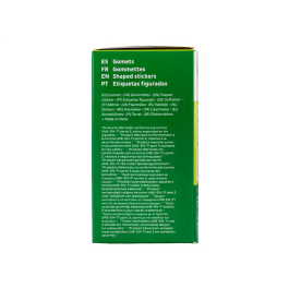 Liderpapel Gomets Autoadhesivo Cuadrado 20x20 mm Azul Rollo 2000 Unidades Caja Carton