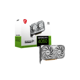 MSI GeForce RTX 4060 VENTUS 2X WHITE 8G OC NVIDIA 8 GB GDDR6 MSI GeForce RTX 4060 VENTUS 2X WHITE 8G OC NVIDIA 8 GB GDDR6