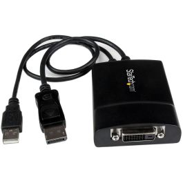 Adaptador DisplayPort a DVI Startech DP2DVID2 Negro Precio: 63.78999968. SKU: S55057054