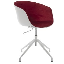 Silla de Oficina Alexandra House Living Blanco Rojo Giratorio Precio: 168.49999958. SKU: B1FYP3G9PF