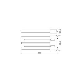 [LVE-4058075822511] Lámpara LED Ledvance/DULUX 2G10 20W 2500Lm 4000K 130º IP20