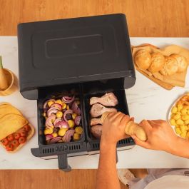 Freidora de Aire Cecotec Cecofry Advance 9000 Inox 2800 W 9 L 2 x 4,5 L