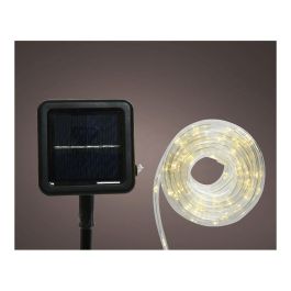 Tubo luminoso solar 100 leds luz calida lumineo 4,95 m