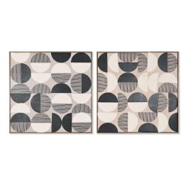 Cuadro Moderno DKD Home Decor Negro Beige 2.4 x 80 x 80 cm (2 Unidades) Precio: 119.50000051. SKU: B188CG86JJ