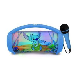Altavoz Bluetooth inalámbrico iluminado portátil con micrófono Stitch Altavoz Bluetooth inalámbrico iluminado portátil con micrófono Stitch