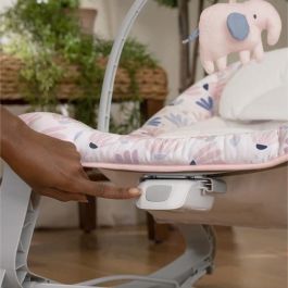 Ingenuity ING17377 Mecedora para bebé 3 en 1 Keep Cozy Burst - 3 posiciones - Arco con peluches extraíbles - Hasta 18 kg