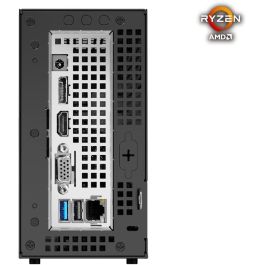 ASRock DESKMINI X300 Mini PC Barebone AM4, AMD X300, DDR4-SDRAM, HDMI/DP/D-Sub, 120W, Negro