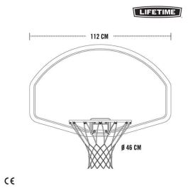 Tablero canasta basket polietileno doble capa lifetime 112x72 cm - modelos surtidos Tablero canasta basket polietileno doble capa lifetime 112x72 cm - modelos surtidos
