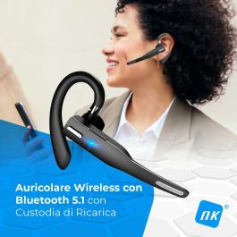 Auriculares in Ear Bluetooth NK NK-FA32004 Negro