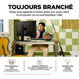 HP OMEN 27qs - Monitor Gaming 27 Pulgadas QHD (2560x1440) 240Hz, Compatible con NVIDIA G-SYNC, Panel IPS