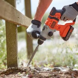 Black&Decker BCD900E2K Taladro Percutor Inalámbrico SDS Plus 18V con 2 Baterías 2.5Ah y Maletín