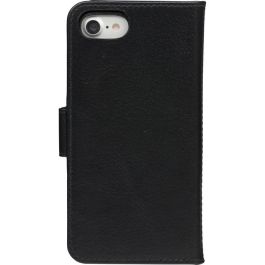 dbramante1928 Lynge 2-en-1 iPhone SE/8/7/6 Funda Cartera Desmontable Cuero de Grano Completo Sostenible Negro