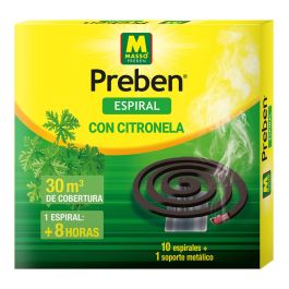 Espiral anti-mosquitos citronela, 10 espirales + 1 soporte Precio: 2.50000036. SKU: B1HPNNZQWB