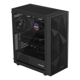 GENESIS NLG-2318 Kit de Refrigeración Líquida para Ordenador, Sistema de Refrigeración para Carcasa PC con 2 Ventiladores, Negro