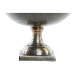 DKD Home Decor Centro de Mesa de Aluminio Moderno Colección Dole Dorado Plateado de 25x25x19 cm (Pack de 2 Unidades) Precio: 62.50000053. SKU: S3038759