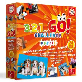 Educa 19390 3,2,1 Go Challenge: Puzzle Juego de Agudeza Visual, Busca 6 Piezas entre 144, para Niños +6 Años