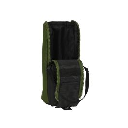 Estuche Escolar Safta Dark forest Negro Verde 6 x 21 x 6 cm