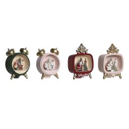 DKD Home Decor Figura Navidad Fantasía de Resina, Pack 4 Unidades, 13 cm Alto x 10 cm Ancho x 5.5 cm Largo - Modelos Surtidos