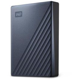Western Digital My Passport Ultra Disco Duro Externo Portátil 4TB USB-C USB 3.0 con Cifrado AES 256-bit para Windows Azul Negro