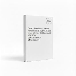 Lexware Professional 2026 - 1 Dispositivo, hasta 50 Declaraciones de Impuestos - ESD-Download Precio: 182.49999966. SKU: B1CZ4Z8BCE